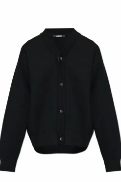 Jacquemus BLACK Snap-button cardigan