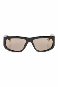 Jacquemus BLACK Sunglasses with logo