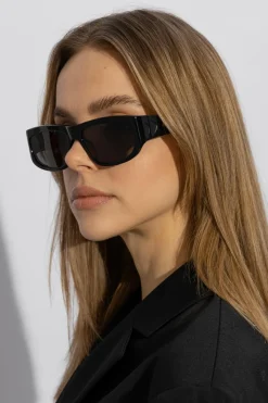 Jacquemus BLACK Sunglasses with logo
