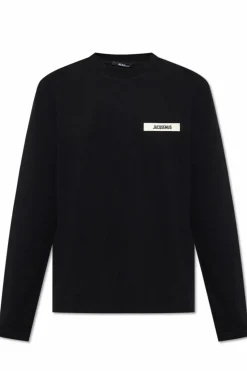 Jacquemus BLACK T-shirt with logo