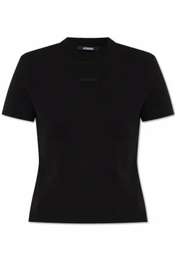 Jacquemus BLACK T-shirt with logo