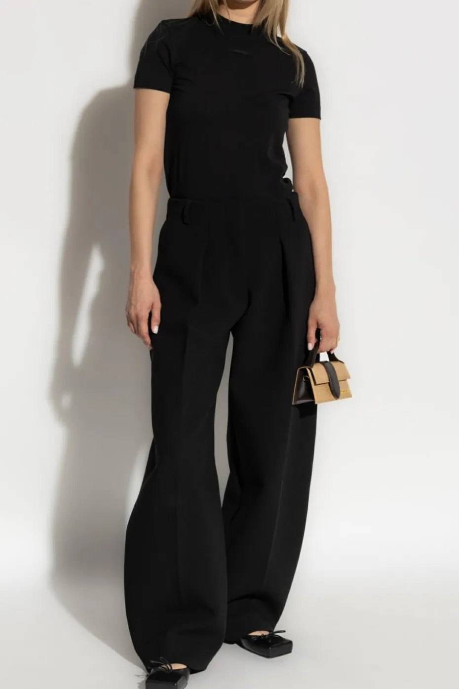 Jacquemus BLACK T-shirt with logo