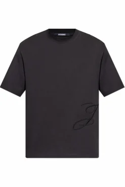 Jacquemus BLACK T-shirt with logo