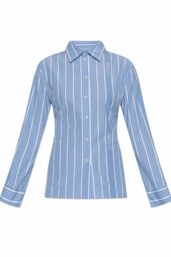 Jacquemus BLUE Shirt with logo