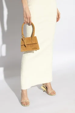 Jacquemus BROWN Handbag Le Chiquito Moyen Boucle