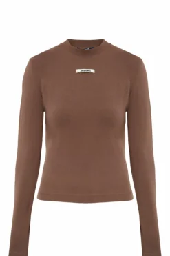 Jacquemus BROWN Long-sleeve T-shirt