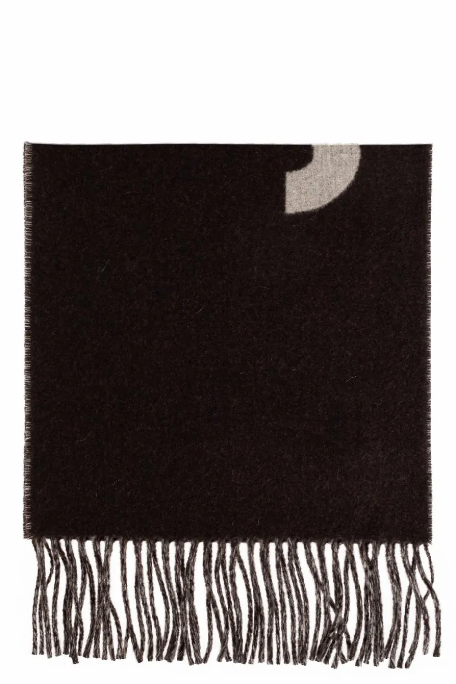 Jacquemus BROWN Scarf with logo