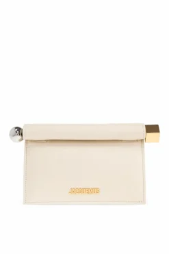 Jacquemus cream Handbag "Rond Carré Small"