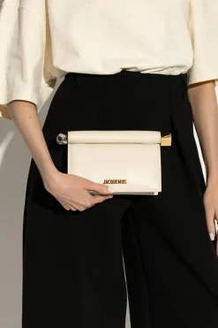Jacquemus cream Handbag "Rond Carré Small"
