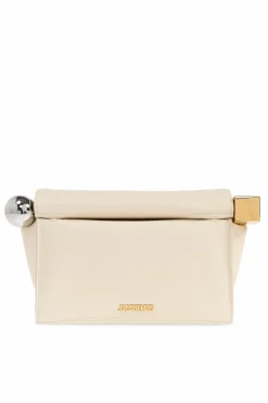 Jacquemus cream Handbag `Rond Carré`