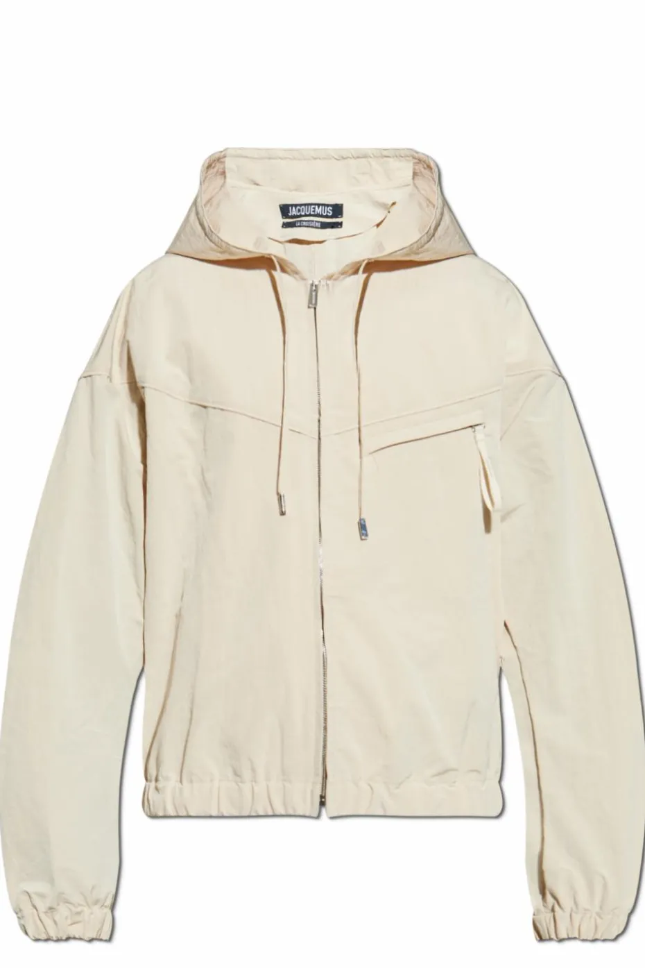 Jacquemus cream Hooded jacket ‘Bateau’