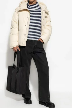 Jacquemus cream Jacket with logo
