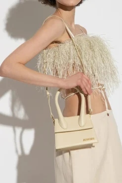 Jacquemus cream ‘Le Chiquito Moyen’ shoulder bag