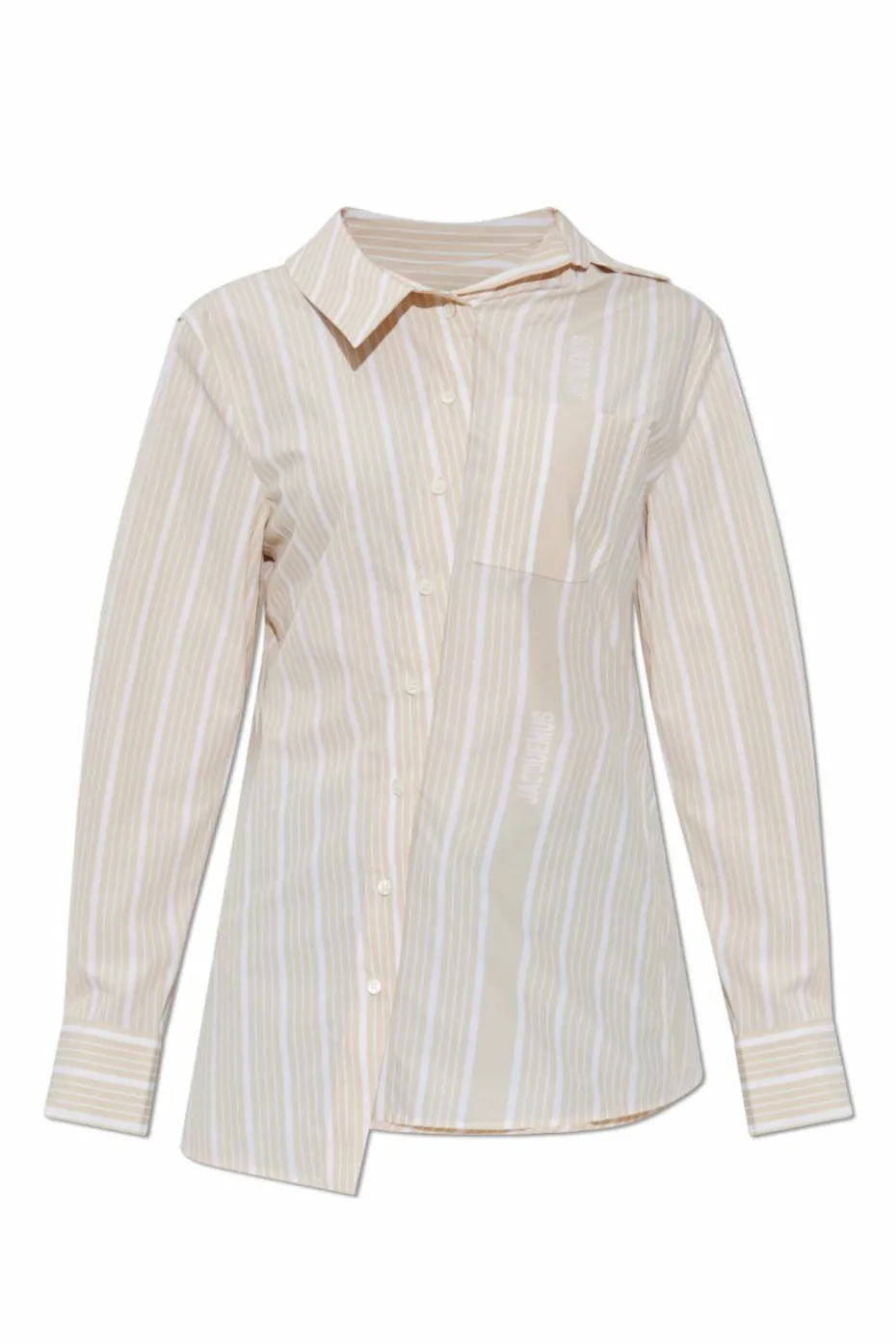 Jacquemus cream Shirt with logo