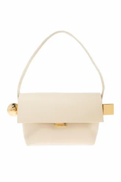 Jacquemus cream Shoulder bag Le Rond Carre