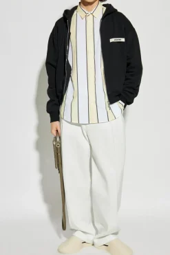 Jacquemus cream Striped shirt