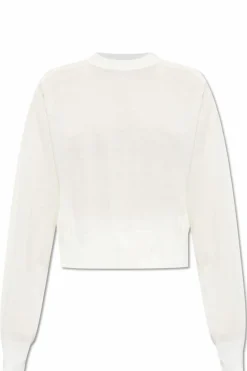 Jacquemus cream Sweater with logo