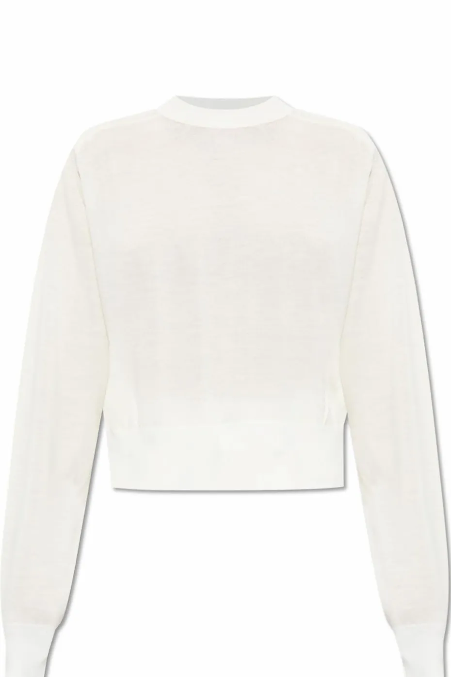 Jacquemus cream Sweater with logo