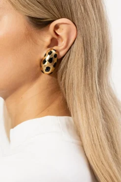 Jacquemus GOLD Animal motif clip-on earrings