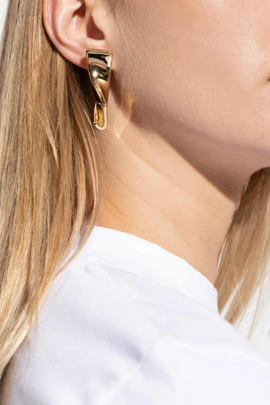 Jacquemus GOLD Asymmetric earrings