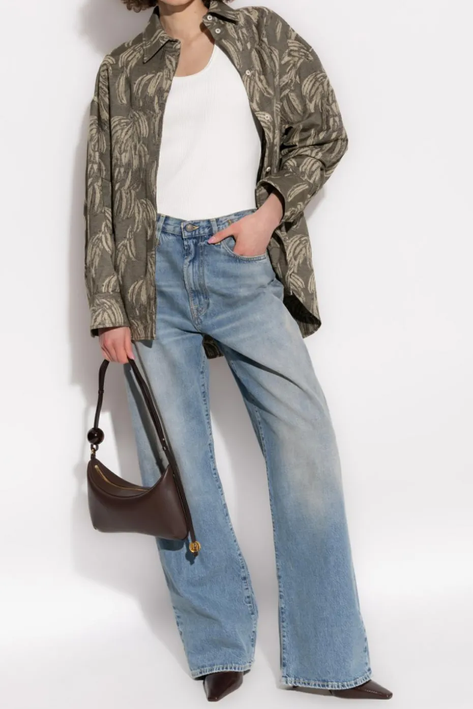 Jacquemus GREEN Oversize-cut shirt