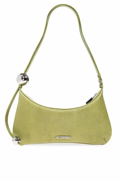 Jacquemus GREEN Shoulder bag The Large Bisou Perle