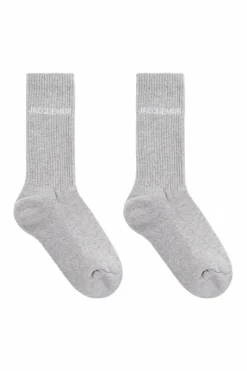 Jacquemus GREY Socks with logo