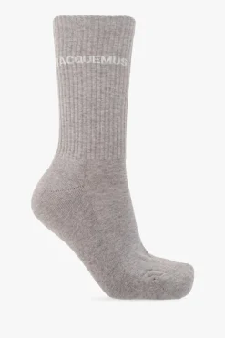 Jacquemus GREY Socks with logo