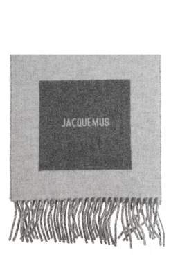 Jacquemus GREY Wool scarf