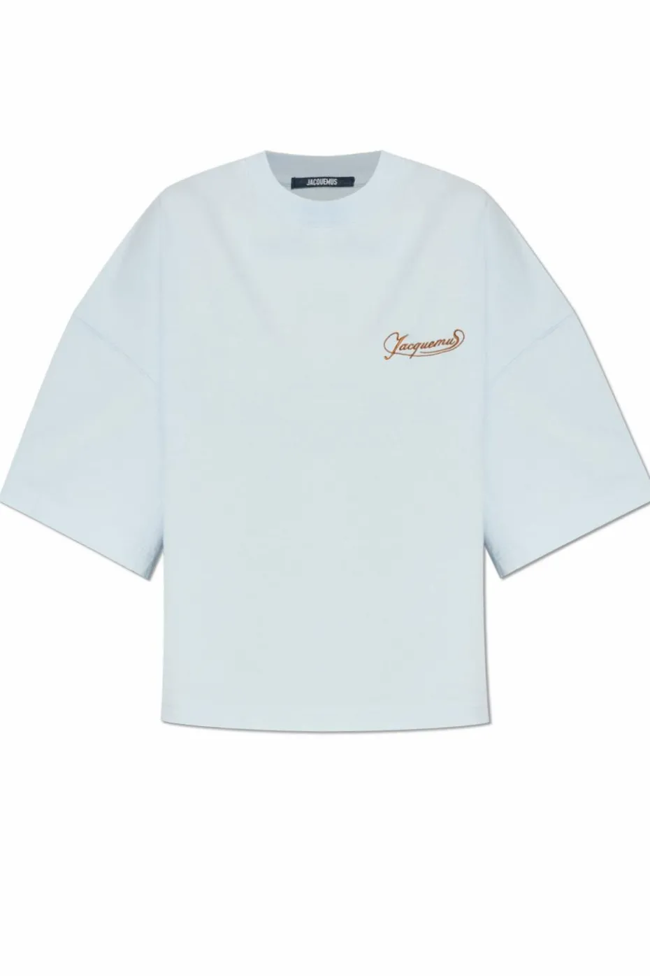 Jacquemus light blue T-shirt with logo
