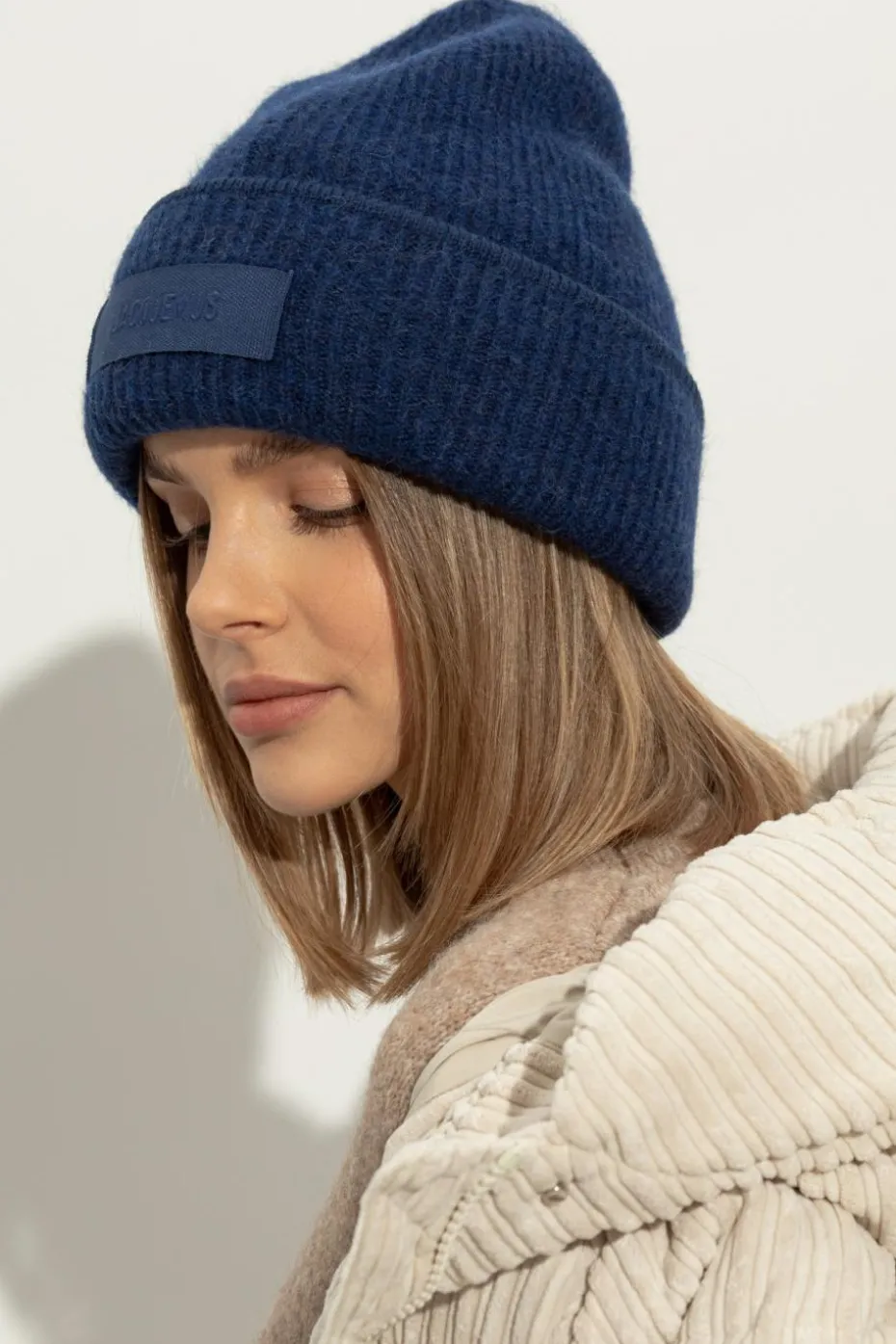Jacquemus NAVY BLUE Cap with logo