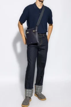 Jacquemus NAVY BLUE Jacquemus 'Maille' Polo