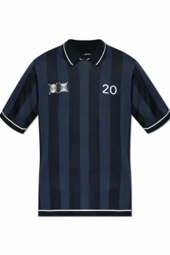 Jacquemus NAVY BLUE Patterned polo