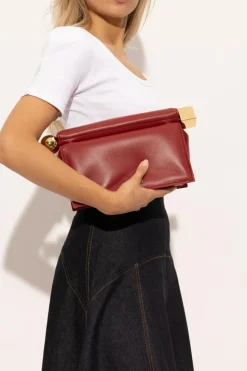 Jacquemus RED Handbag `La Pochette Rond`