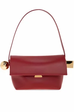Jacquemus RED Handbag "Le Rond Carre"