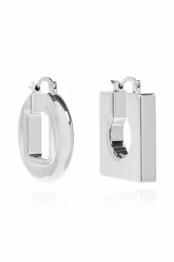 Jacquemus SILVER "Rond Carré" earrings