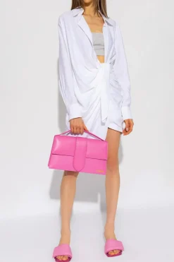 Jacquemus WHITE Asymmetrical dress