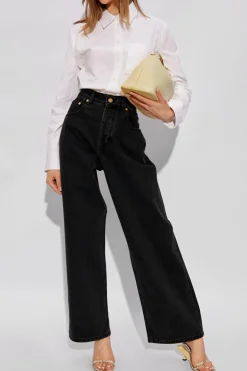 Jacquemus WHITE Cotton shirt with opening