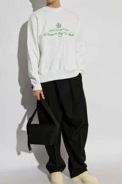 Jacquemus WHITE Logo sweatshirt