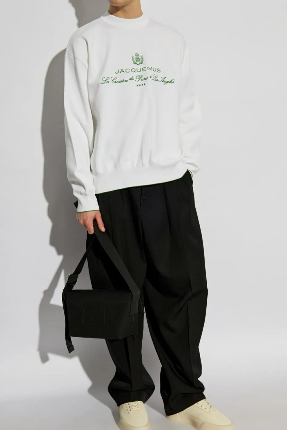 Jacquemus WHITE Logo sweatshirt