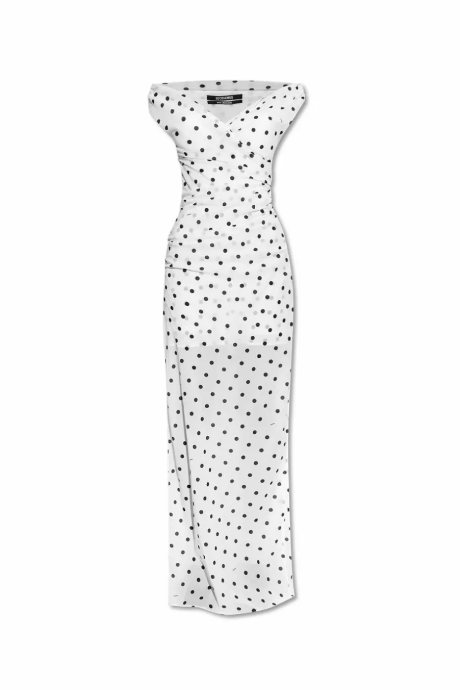 Jacquemus WHITE Polka dot patterned dress