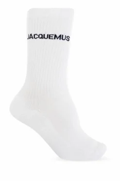 Jacquemus WHITE Socks with logo