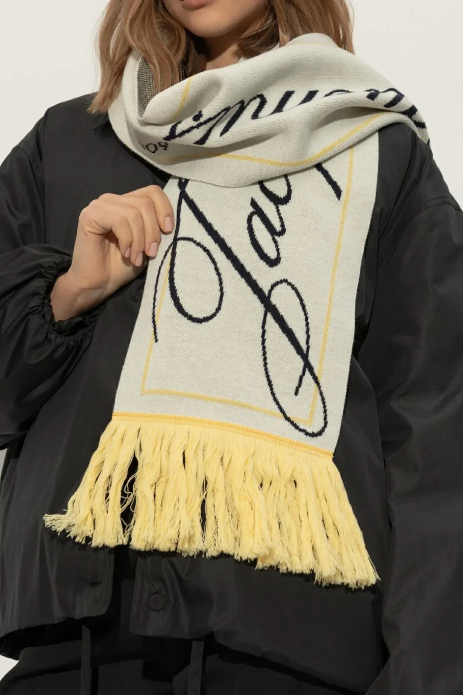 Jacquemus WHITE Wool Scarf