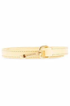 Jacquemus YELLOW ‘Le Chiquito Moyen Boucle’ shoulder bag