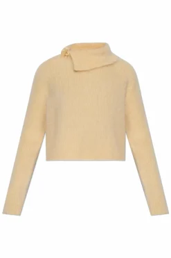 Jacquemus YELLOW Mohair sweater