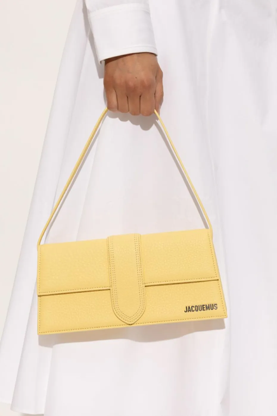 Jacquemus YELLOW Shoulder bag "Le Bambino Long"