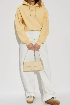 Jacquemus YELLOW Sweatshirt with logo