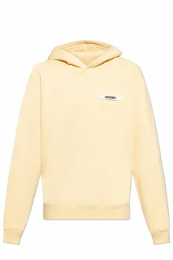 Jacquemus YELLOW Sweatshirt with Logo