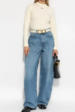 Jacquemus YELLOW T-shirt with logo