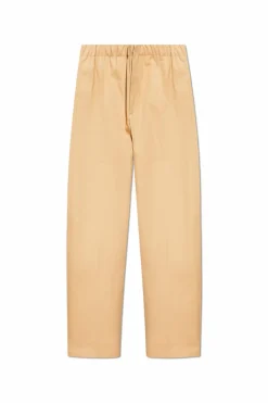 JIL SANDER beige Cotton pants